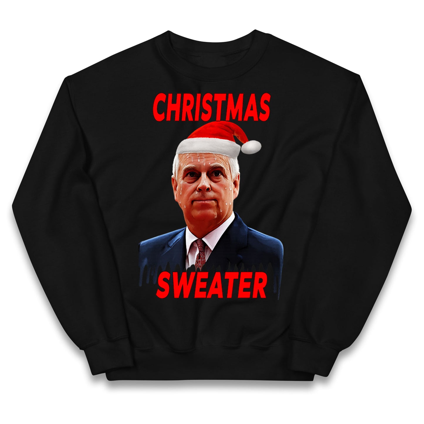 Prince Andrew Christmas Kids Jumper