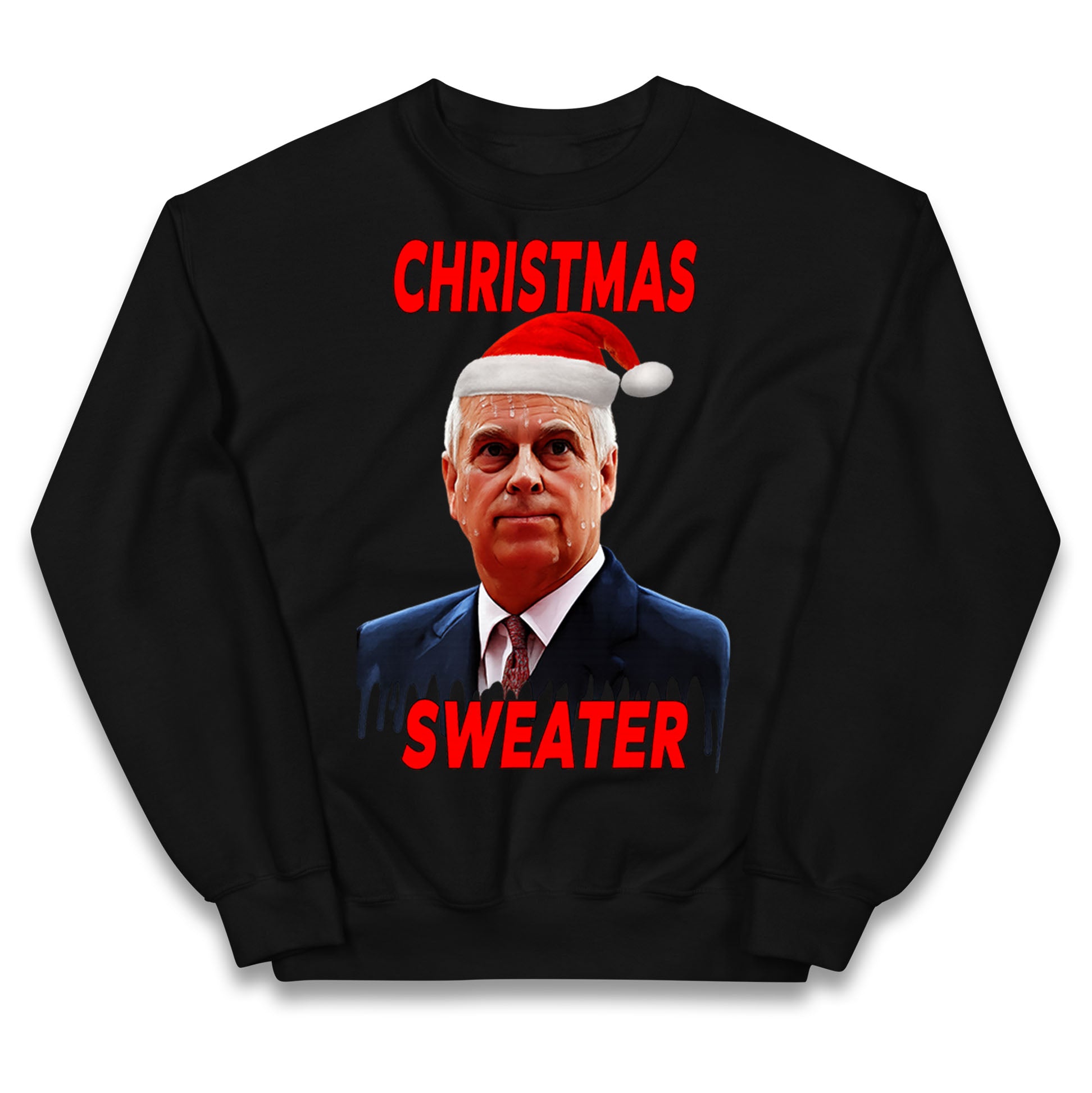 Prince Andrew Christmas Kids Jumper