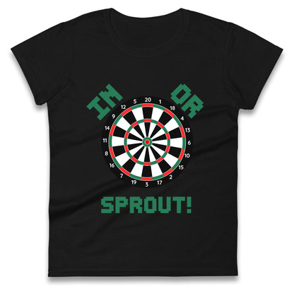 dartboard christmas womens t shirt