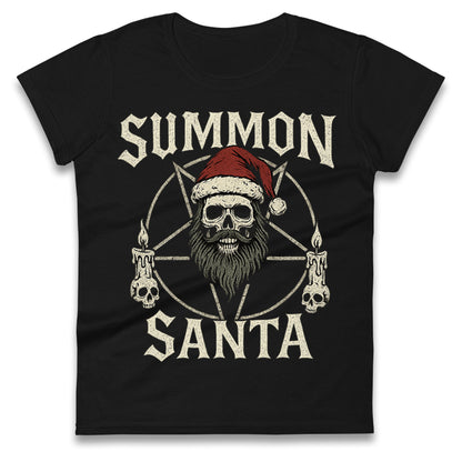 Goth Christmas Ladies T Shirt