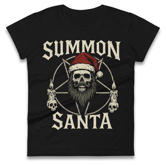 Goth Christmas Ladies T Shirt