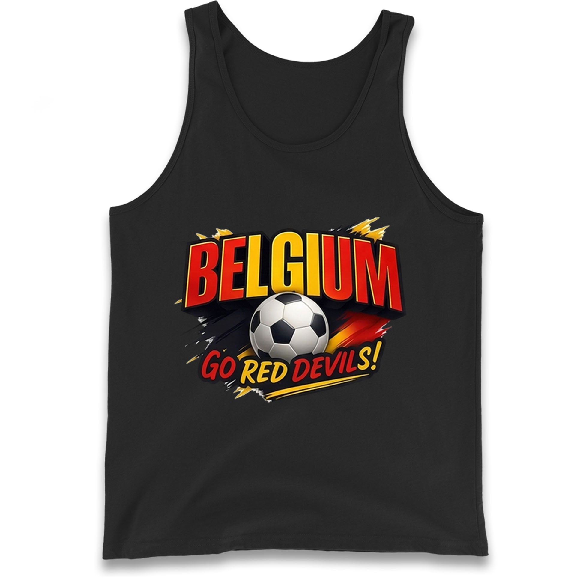 Belgium Retro Football Tank Top