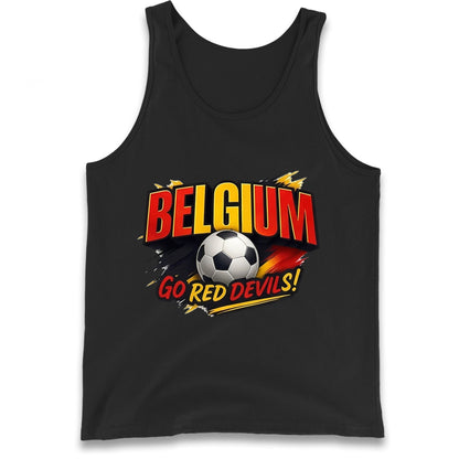 Belgium Retro Football Tank Top