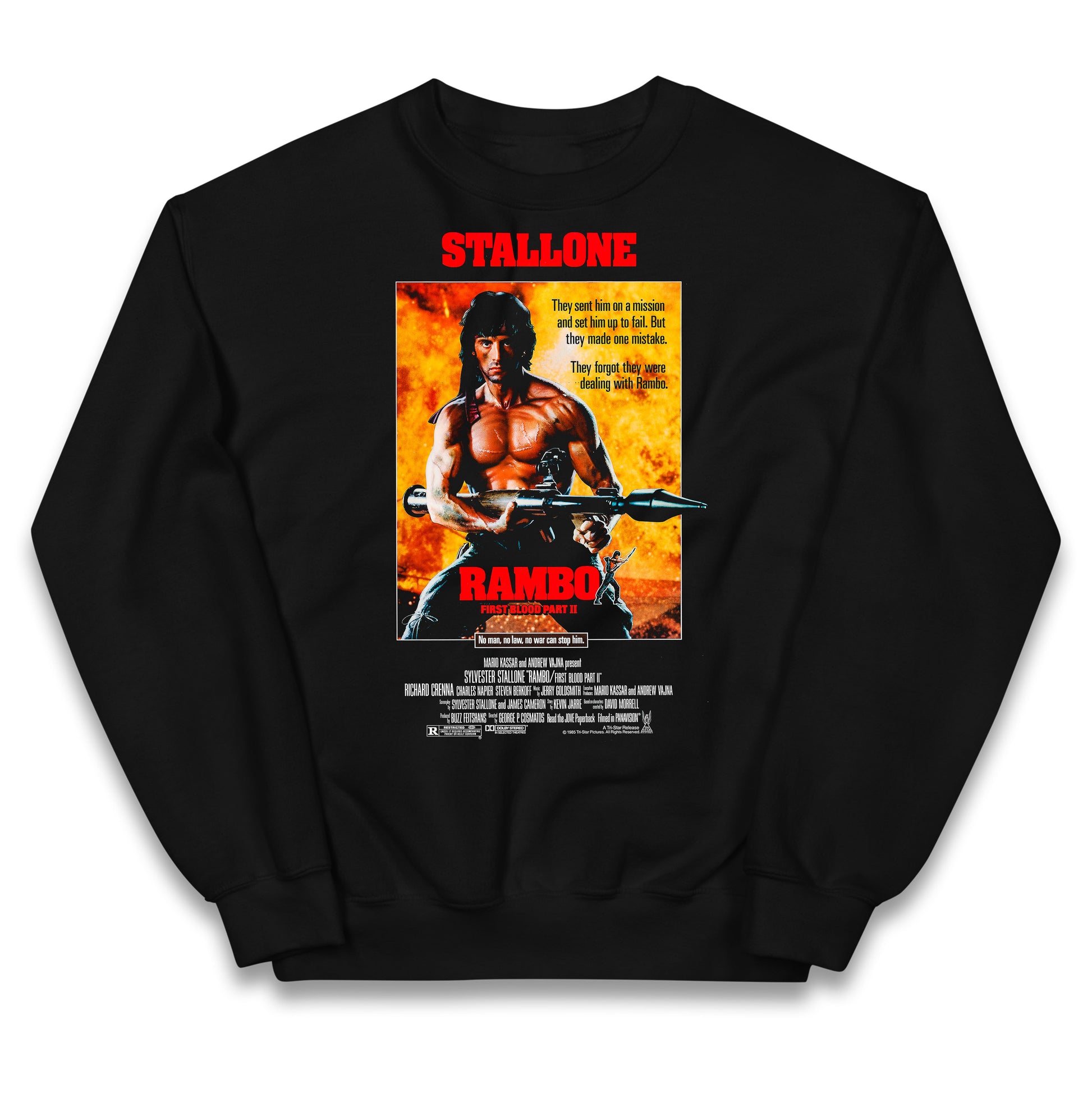 Rambo Movies Kids Jumper