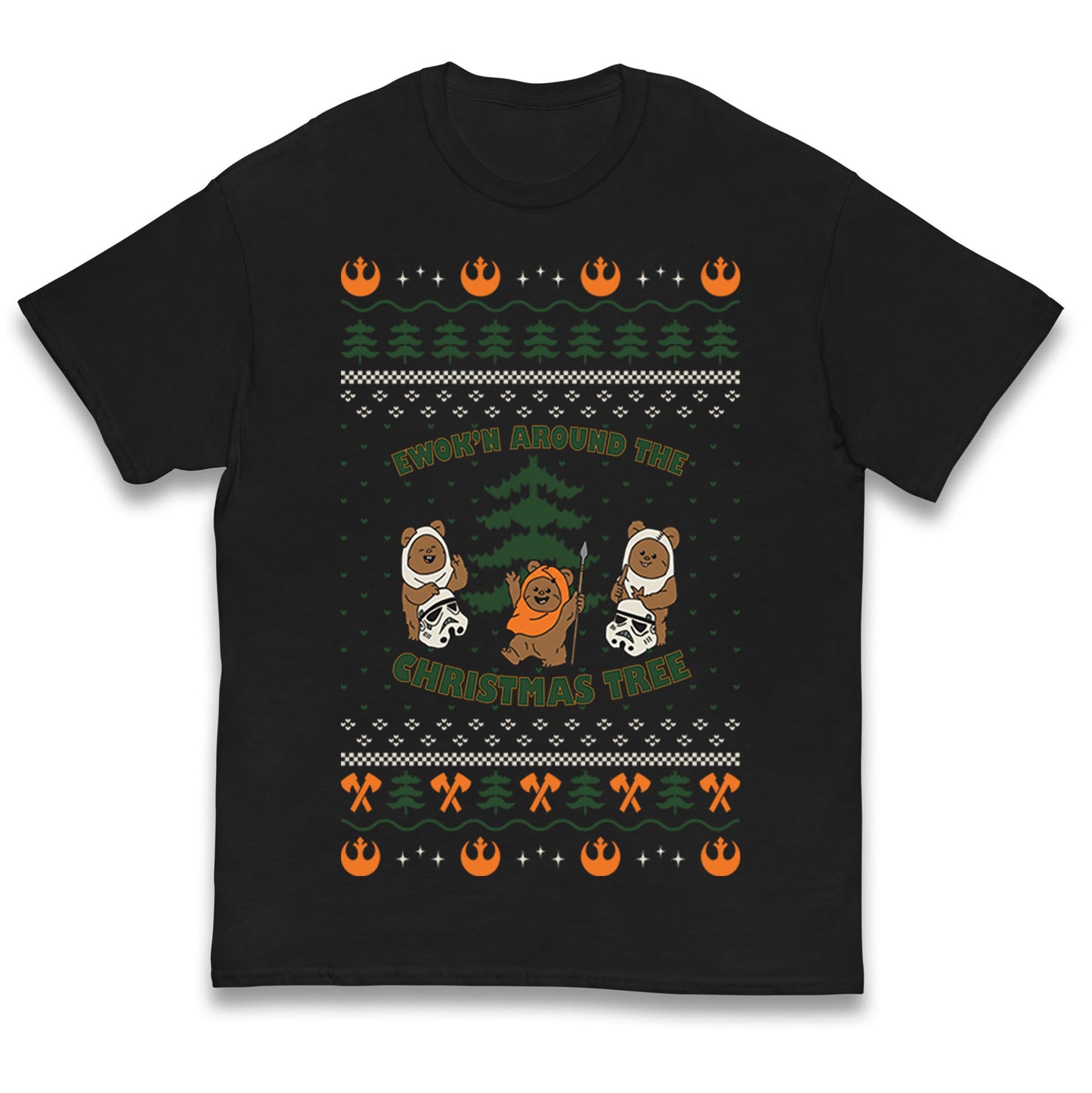 Star Wars Ewoks Christmas Kids T Shirt