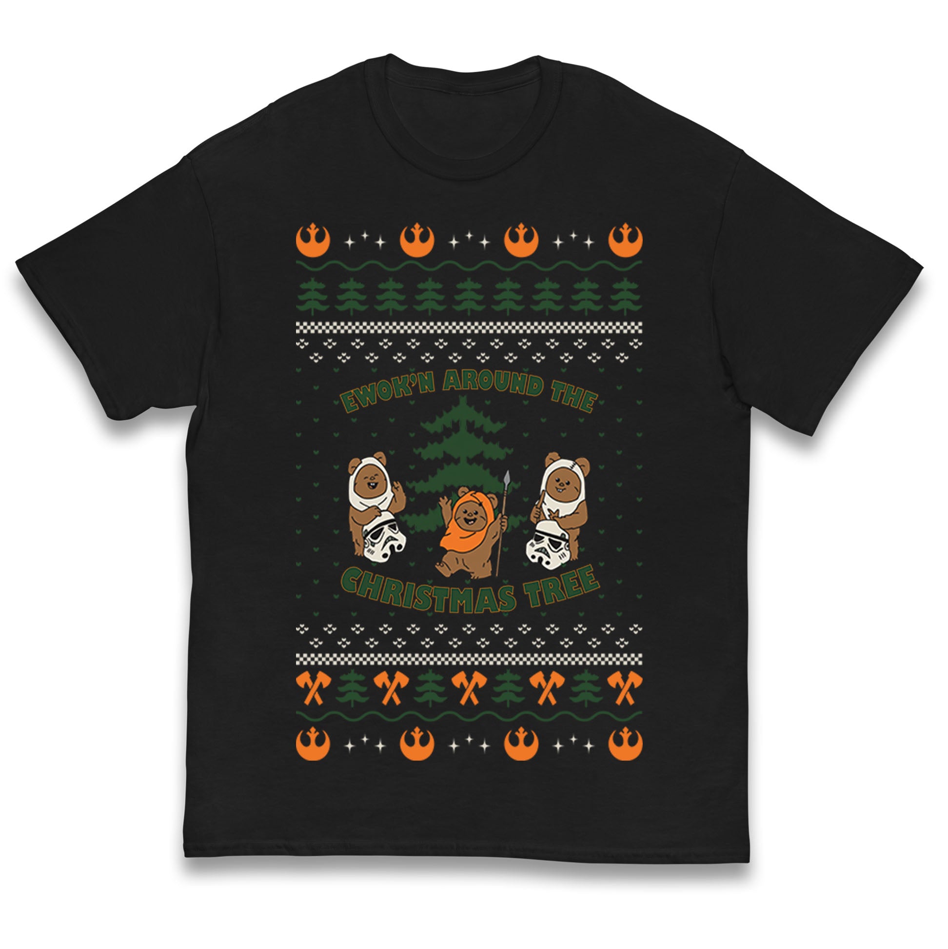 Star Wars Ewoks Christmas Kids T Shirt