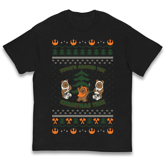 Star Wars Ewoks Christmas Kids T Shirt