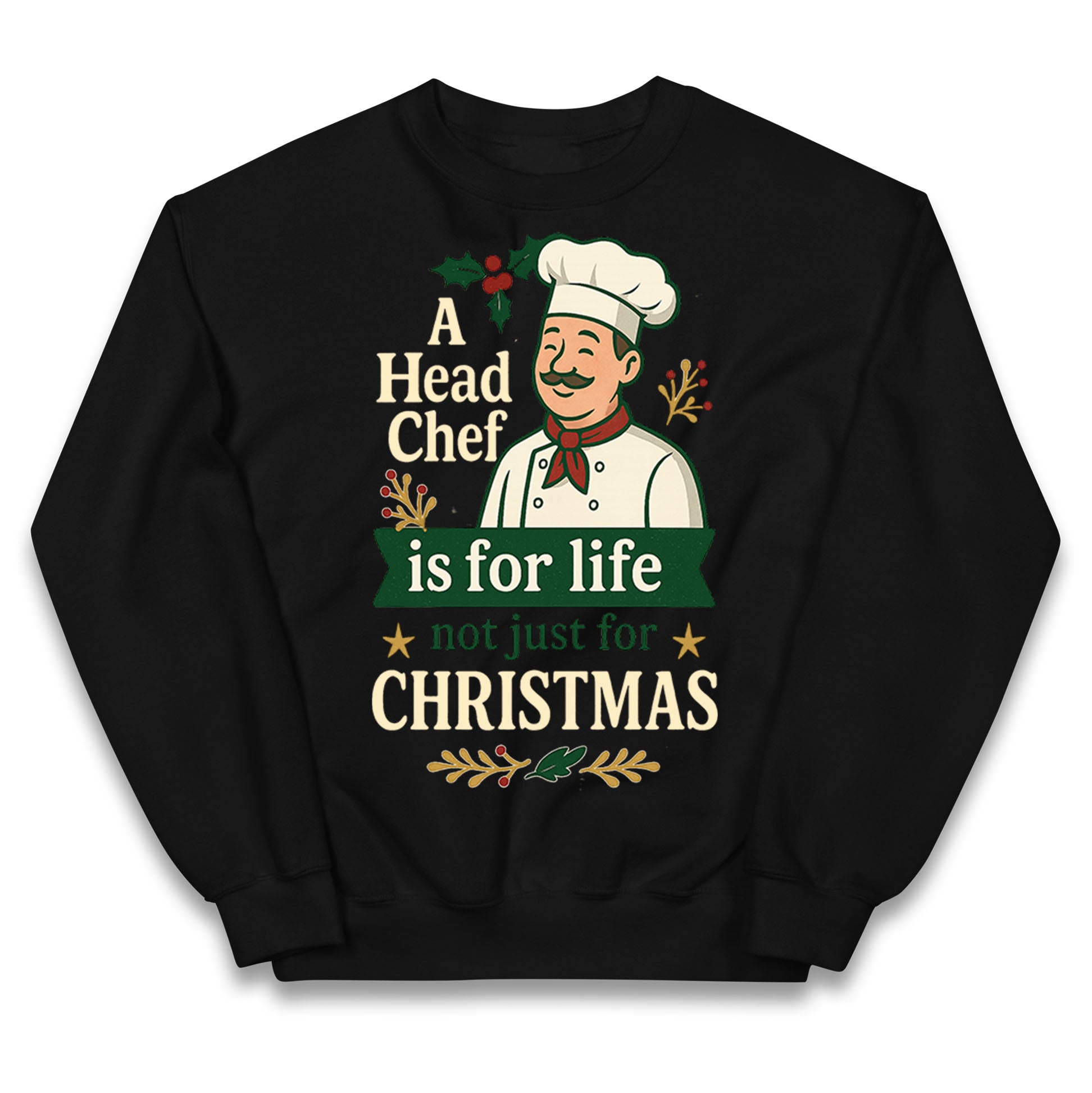 Head Chef Christmas Kids Jumper