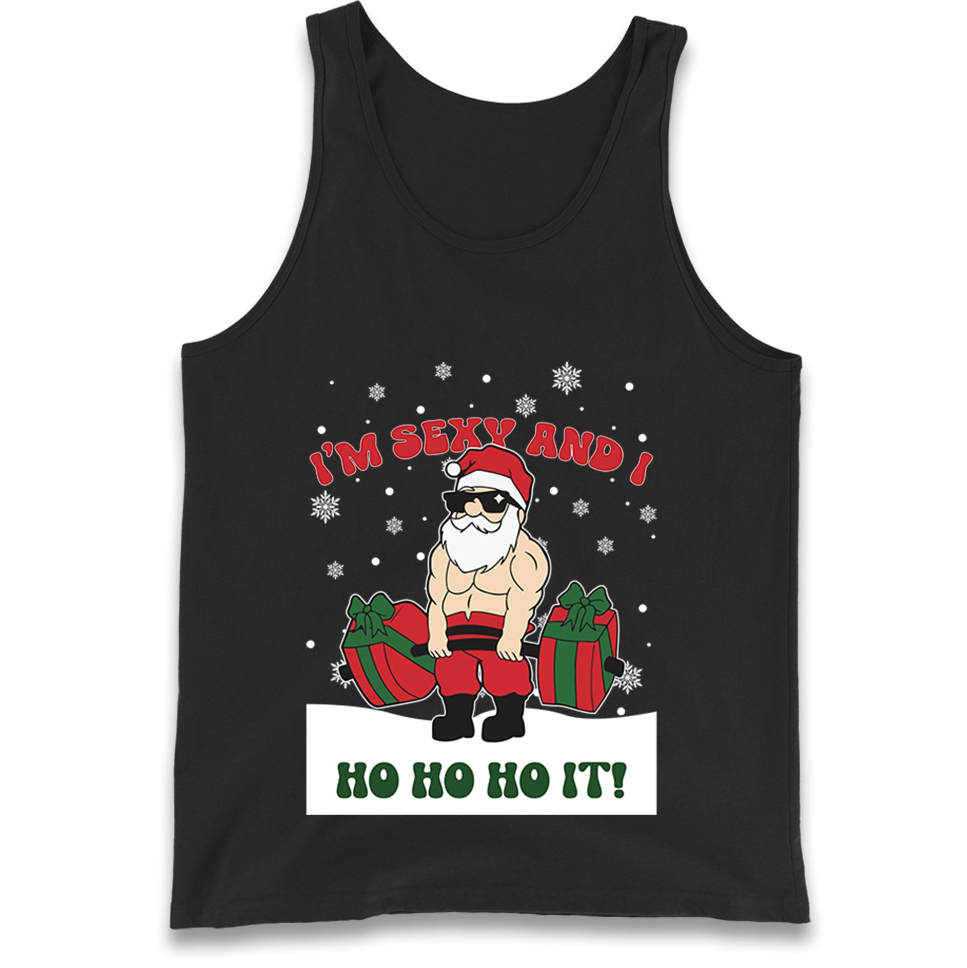Santa Claus Ho Ho Ho Tank Top