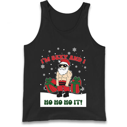 Santa Claus Ho Ho Ho Tank Top