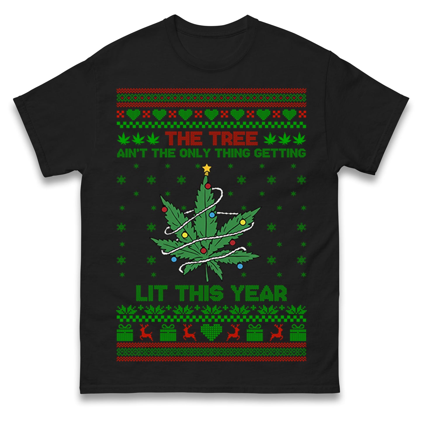 Cannabis Christmas T Shirt