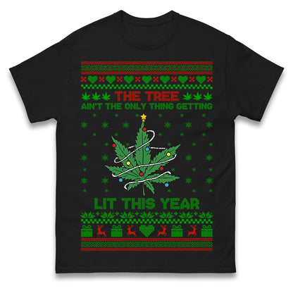 Cannabis Christmas T Shirt
