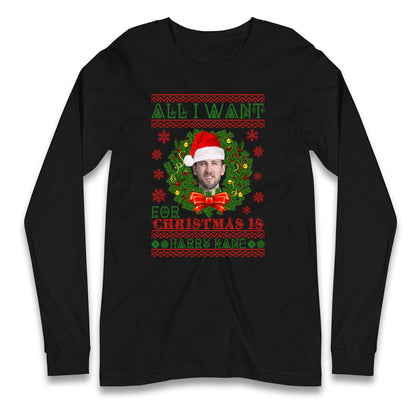 harry kane christmas long sleeve t shirt