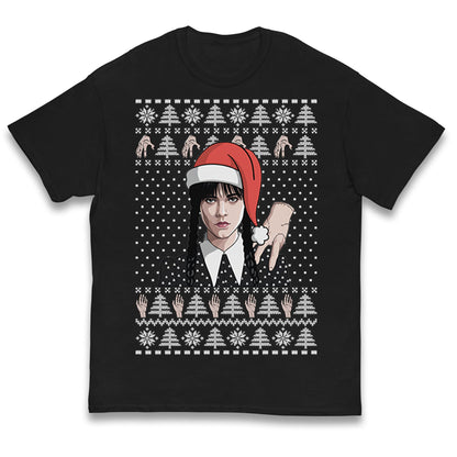 Wedensday Christmas Kids T Shirt