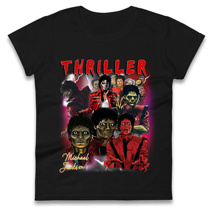 Michael Jackson Thriller Halloween Bootleg Womens t shirt