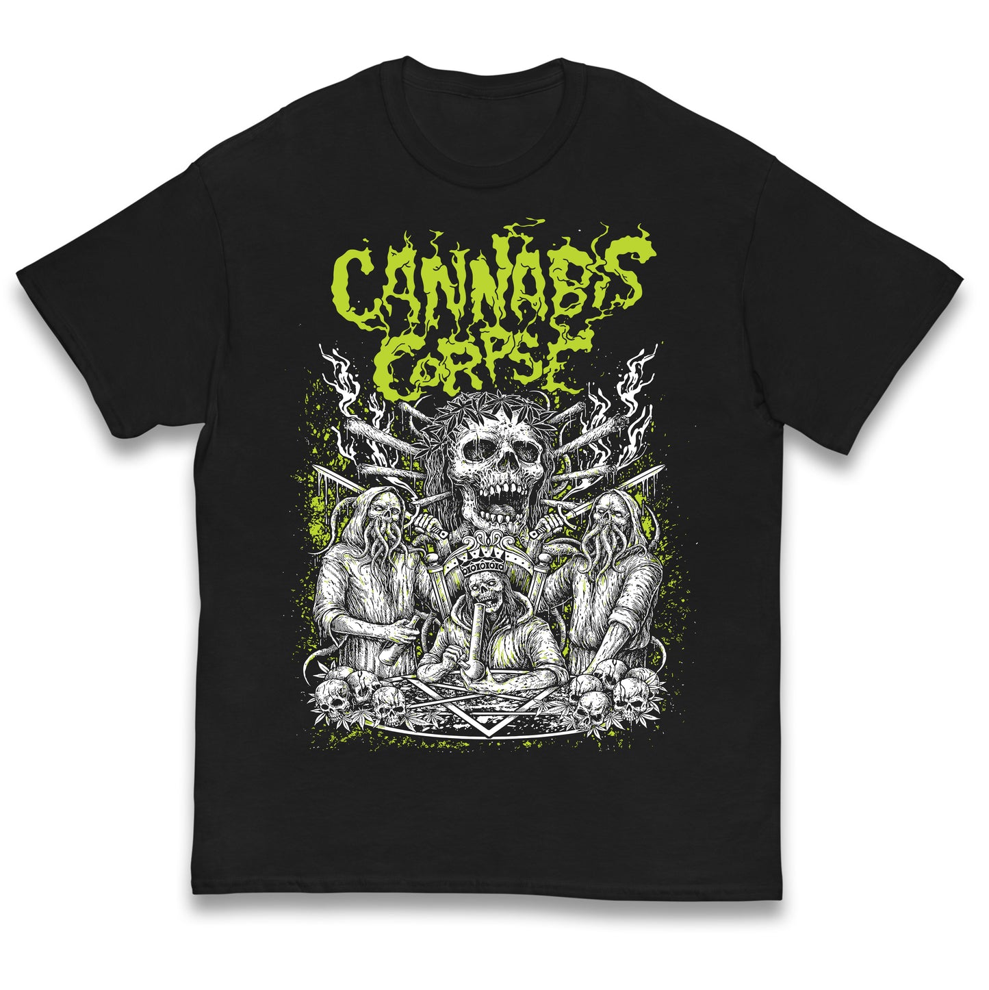 Cannabis Corpse Band Kids T Shirt