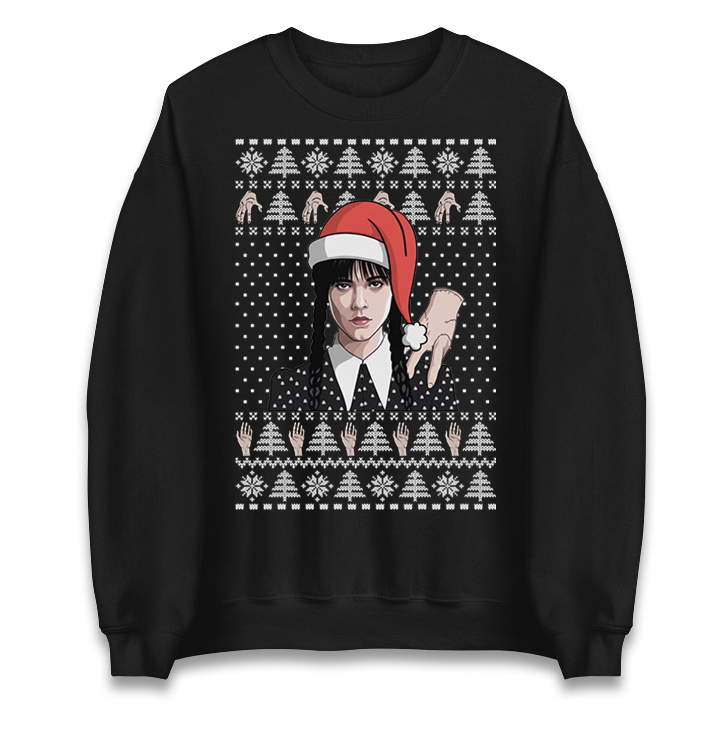 Wednesday Addams Ugly Christmas Sweater