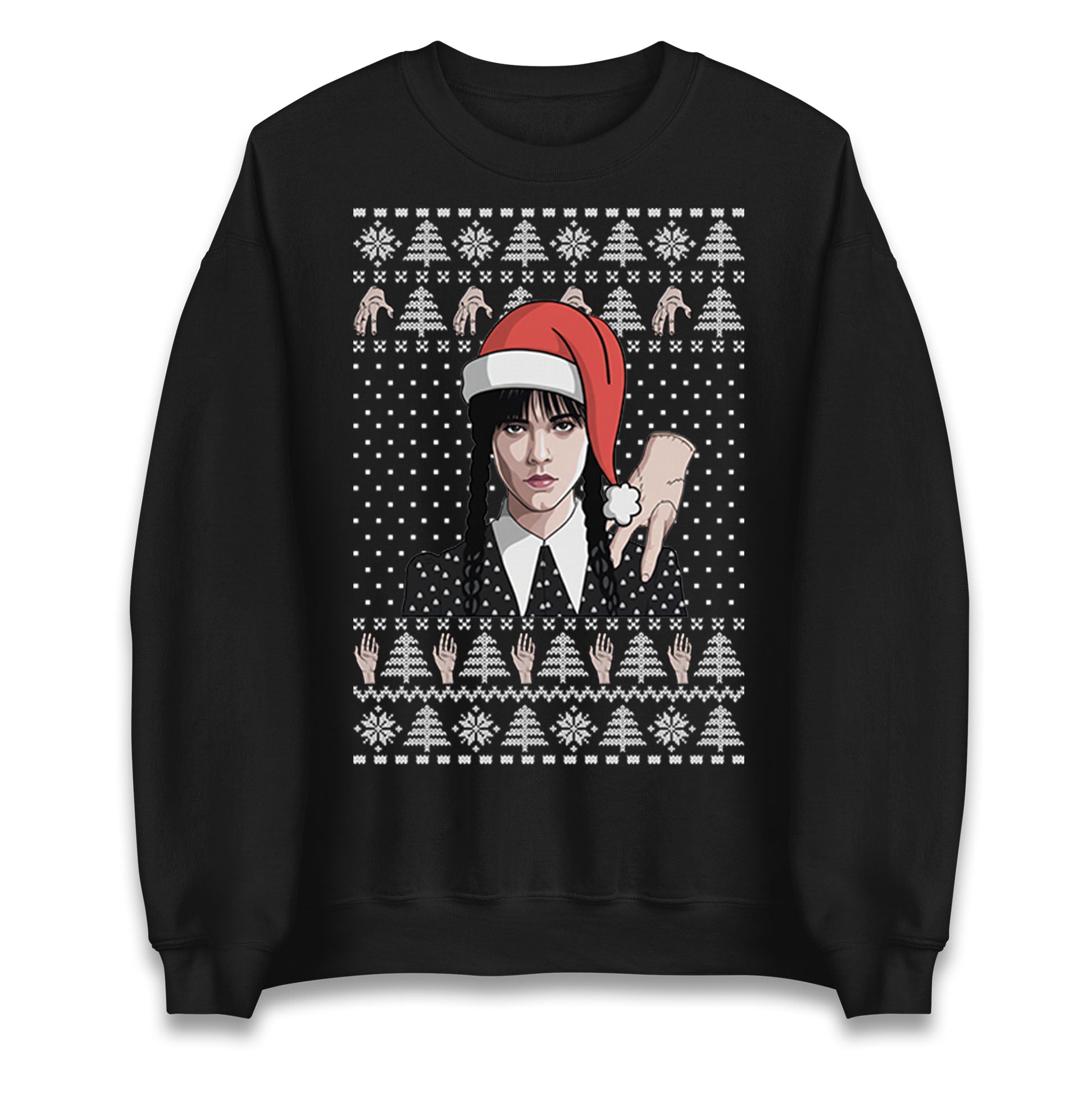Wednesday Addams Ugly Christmas Sweater