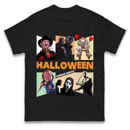 Horror Characters Halloween Horror Nights t shirts