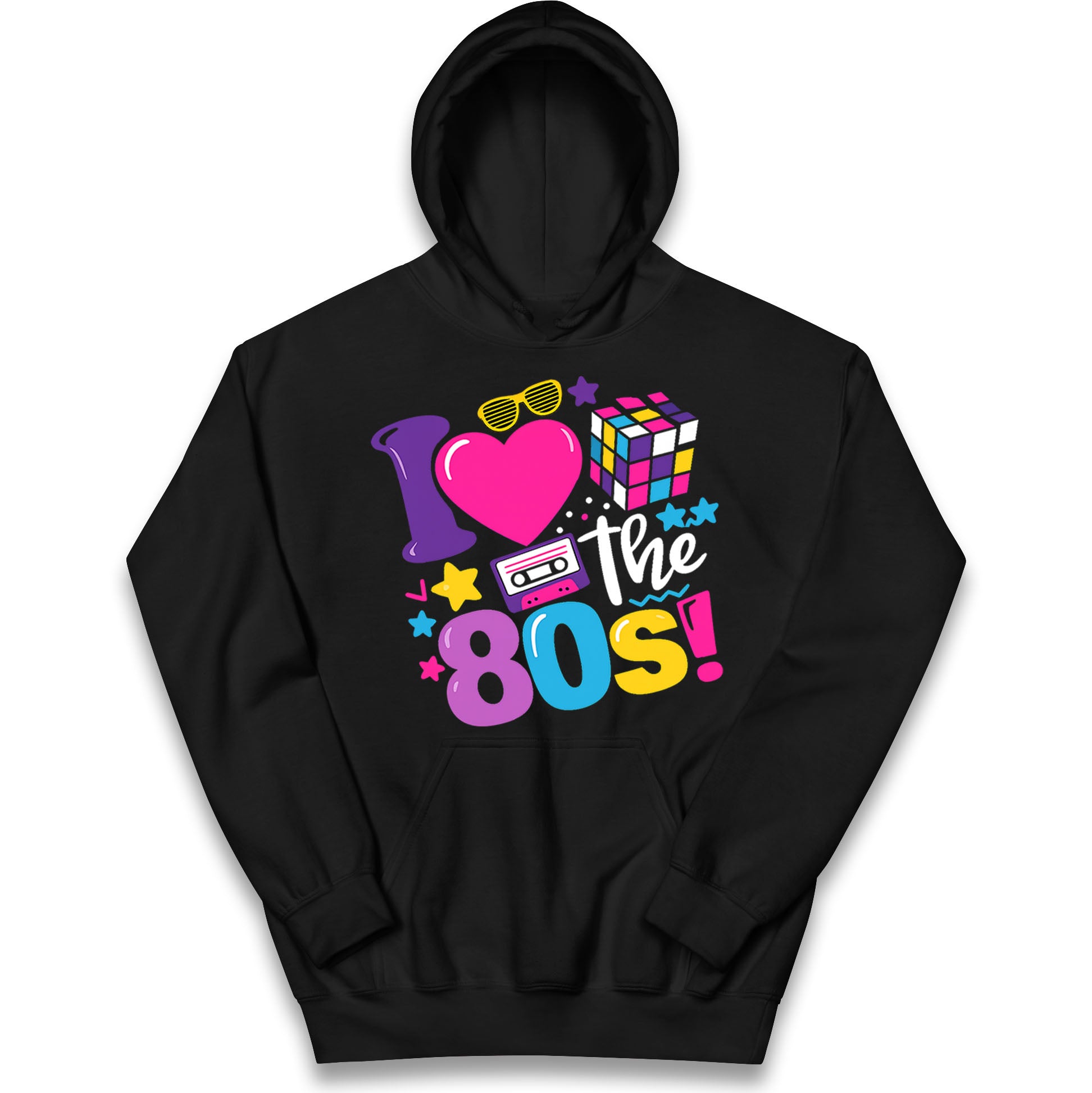 I Love The 80's Kids Hoodie 