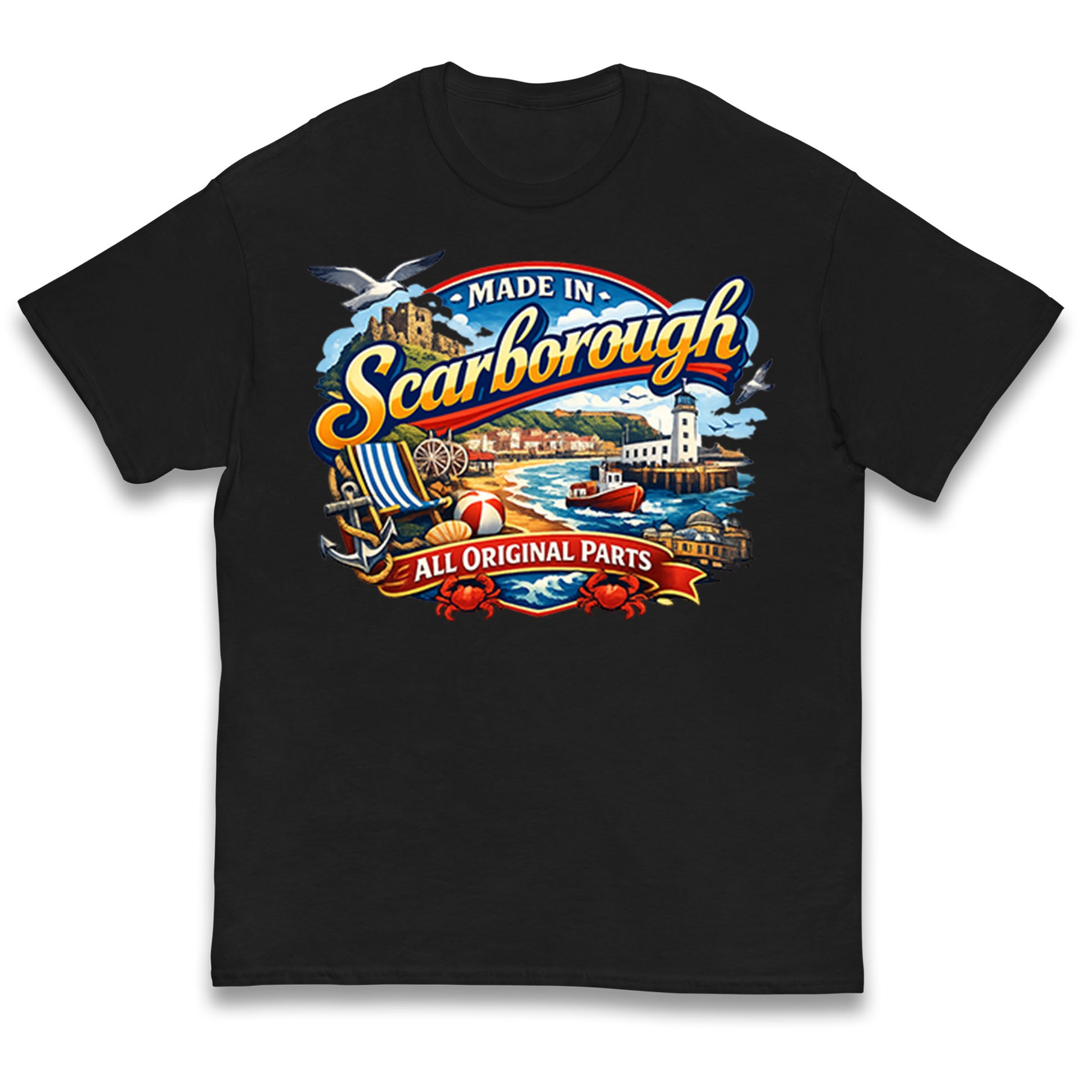 Made In Scarborough All Original Parts Kids T Shirt
