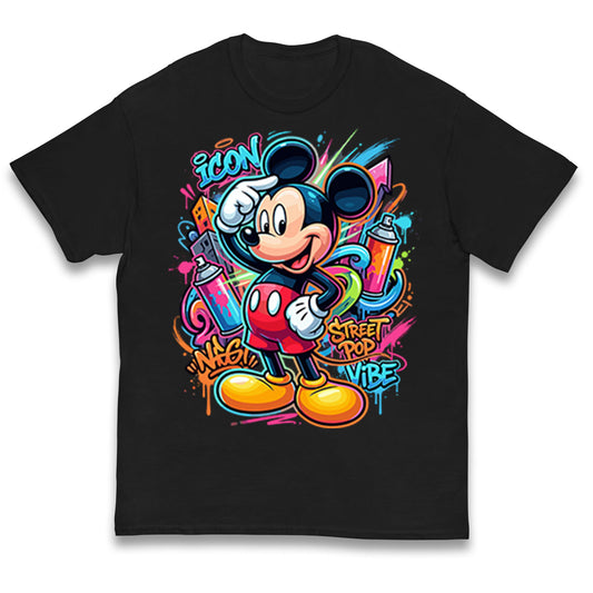 Graffiti Mickey Kids T Shirt