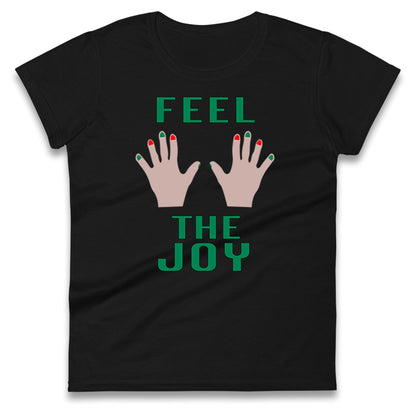 Rude christmas Ladies T Shirt