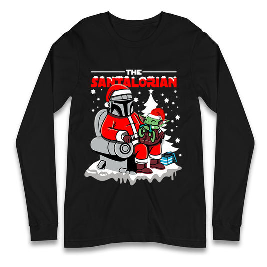 Mandalorian Christmas Longsleeve T Shirt