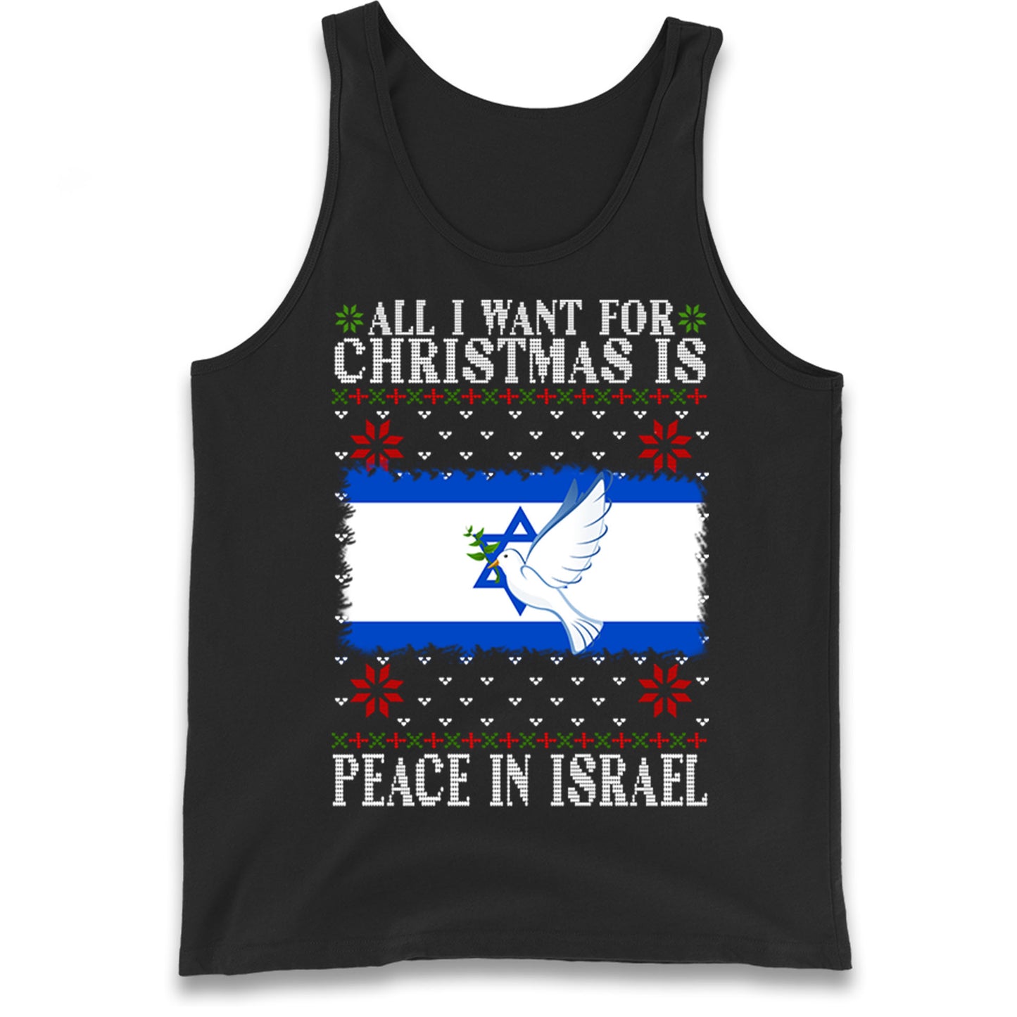 peace in israel tank top