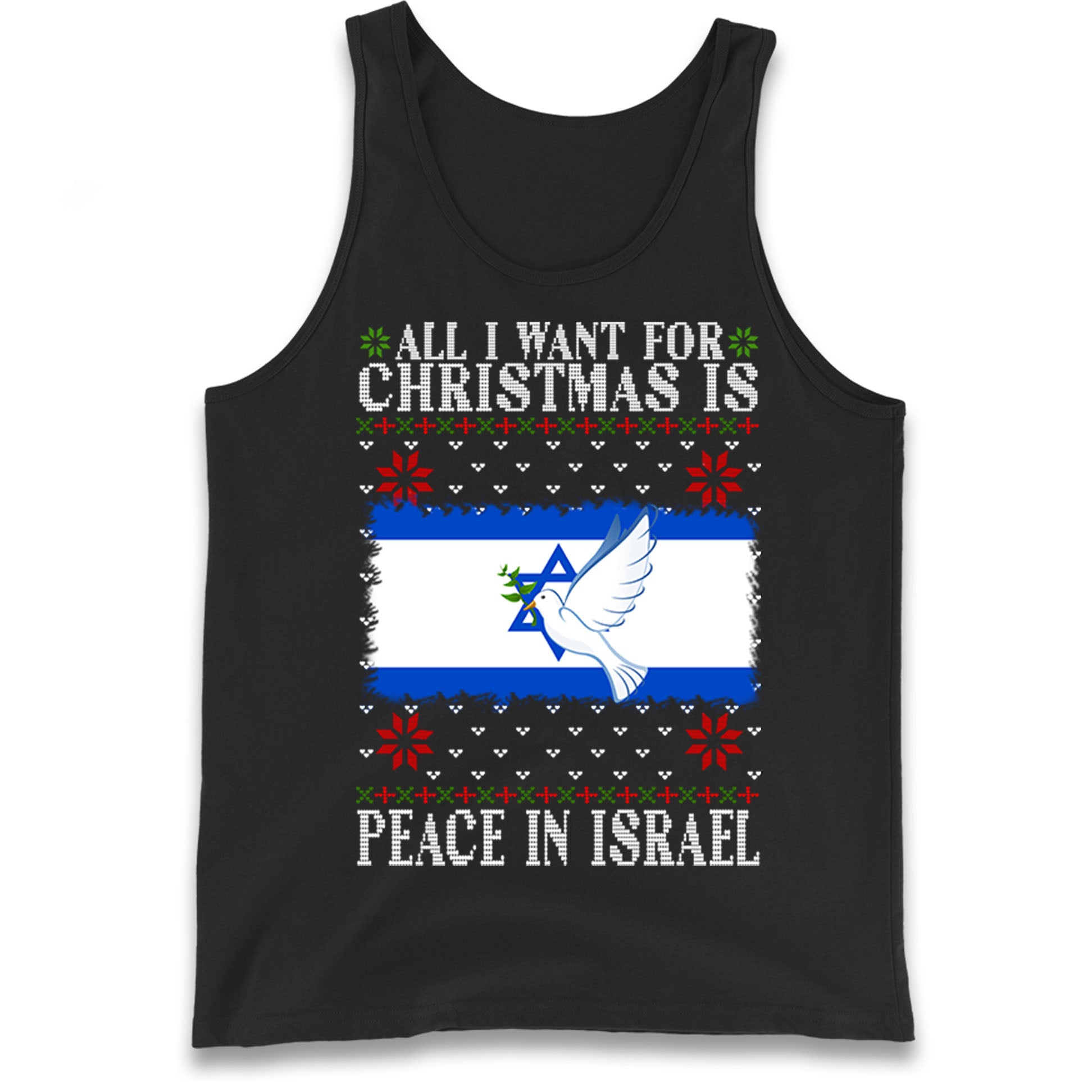 peace in israel tank top