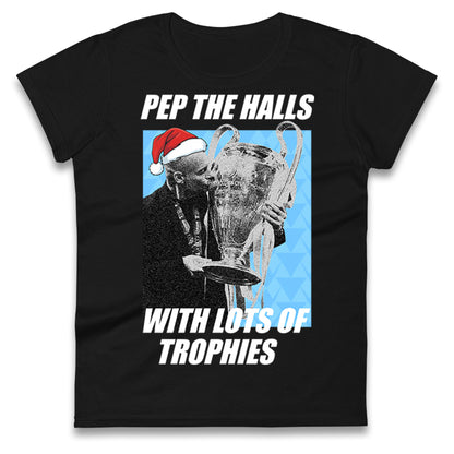 Pep Guardiola Christmas Ladies T Shirt