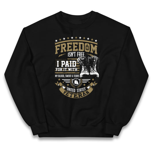 United States Veteran Kids Jumper