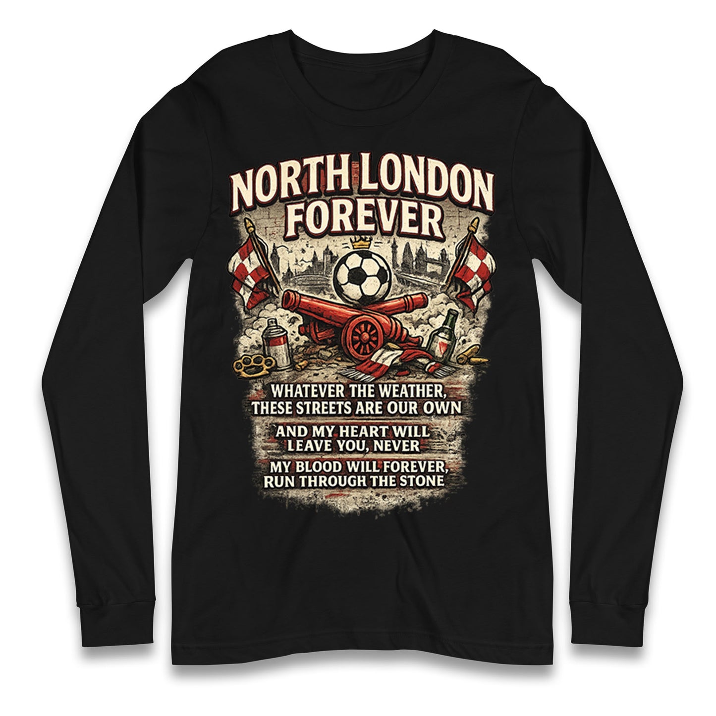 Arsenal North London Forever Longsleeve T Shirt