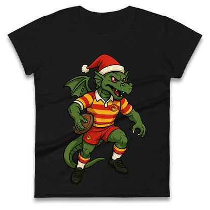 Catalans Dragons Christmas Ladies T Shirt