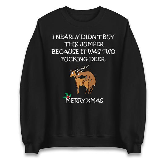Reindeer Christmas Jumper