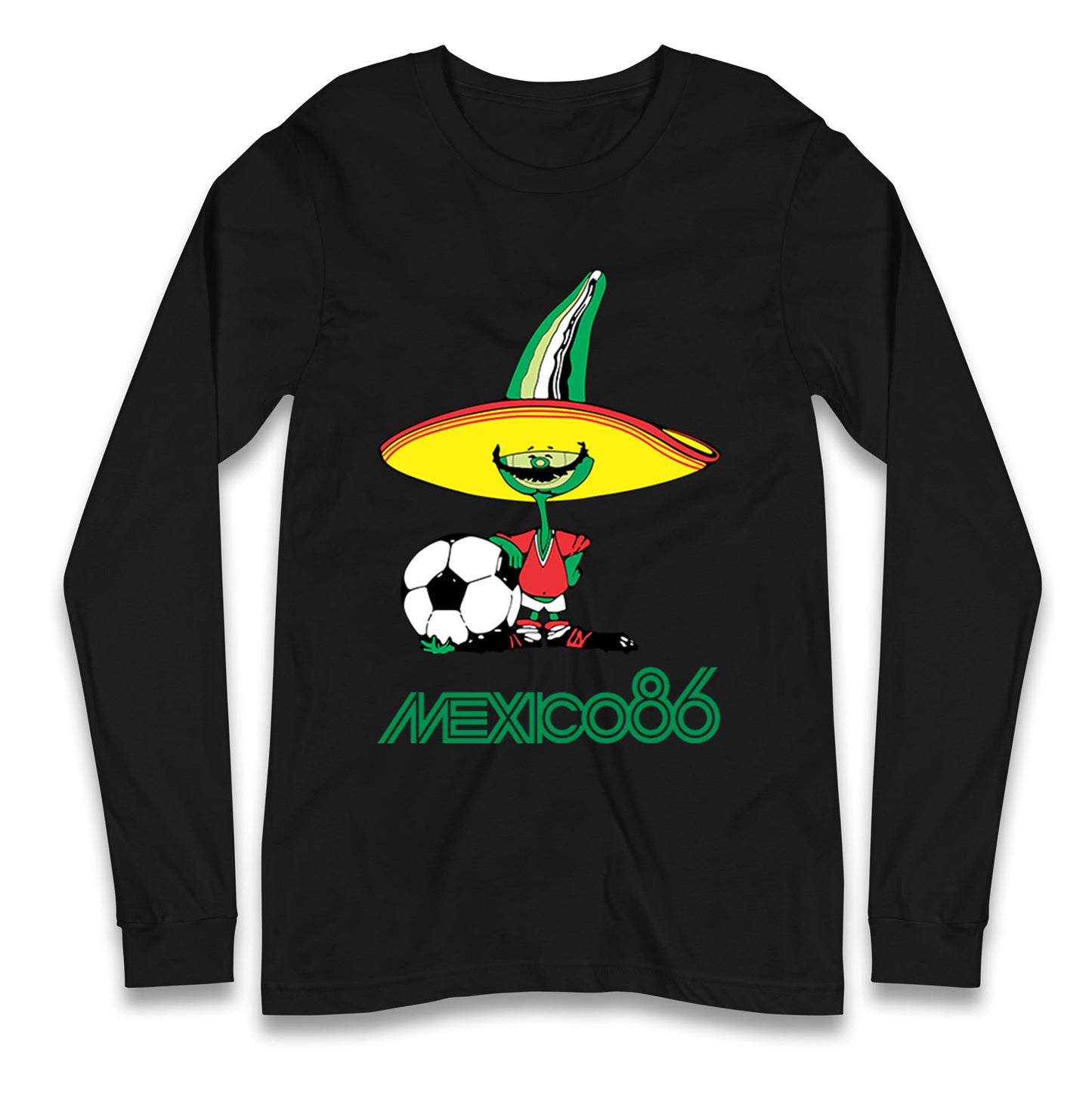 Mexico 86 Mascot Longsleeve T Shirt