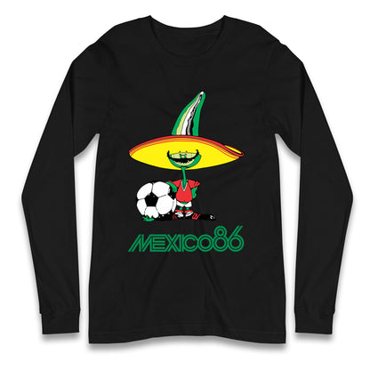 Mexico 86 Mascot Longsleeve T Shirt