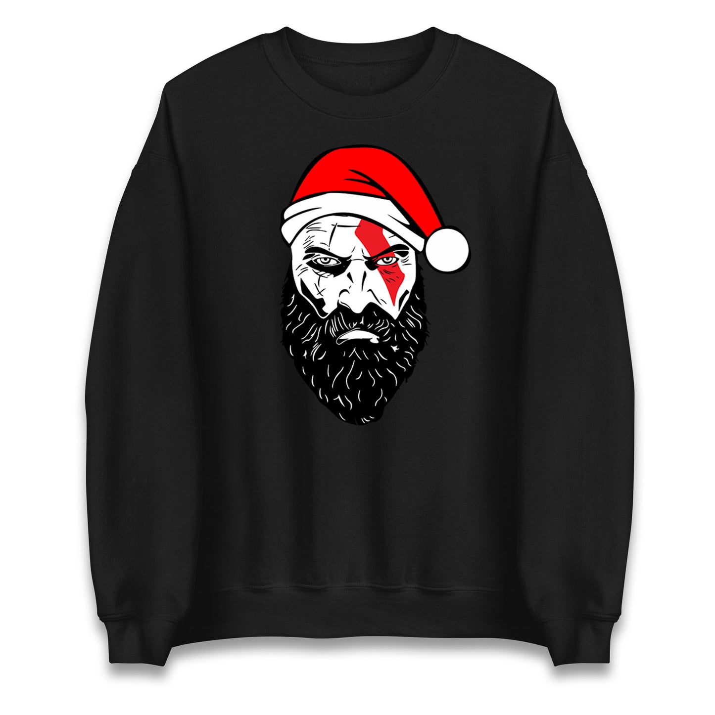 kratos christmas sweatshirt