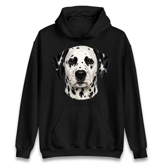 Dalmatian Dog Face Hoodie
