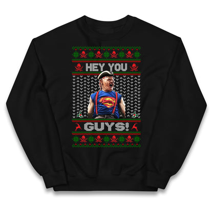 Goonies Sloth Christmas Kids Jumper