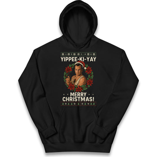 Yippee-Ki-Yay Die Hard Kids Hoodie