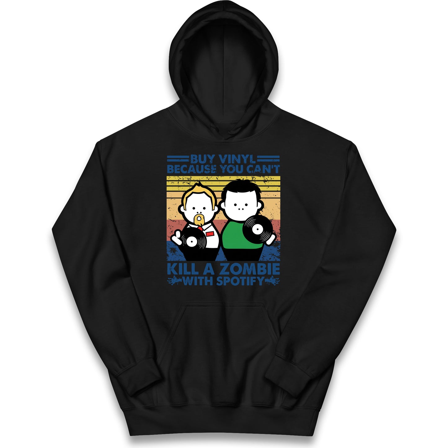 Buy Vinyl Recors Kids Hoodie