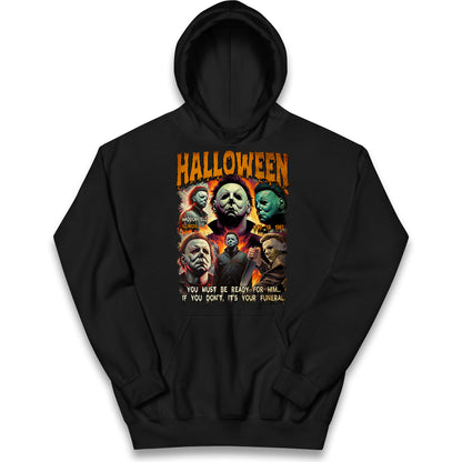 Michael Myers Horror Halloween Bootleg Kids Hoodie