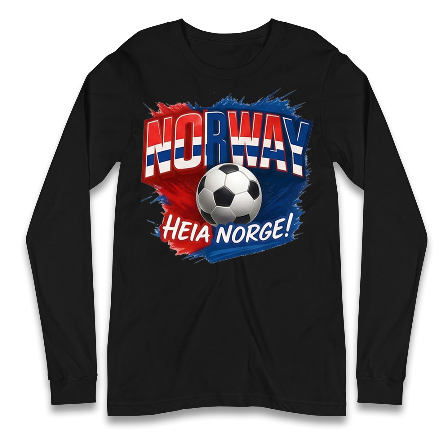 Norway Retro World Cup Longsleeve T Shirt