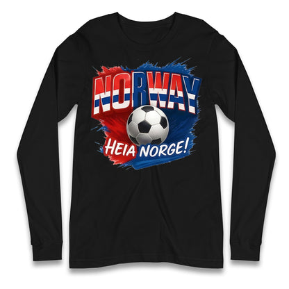 Norway Retro World Cup Longsleeve T Shirt