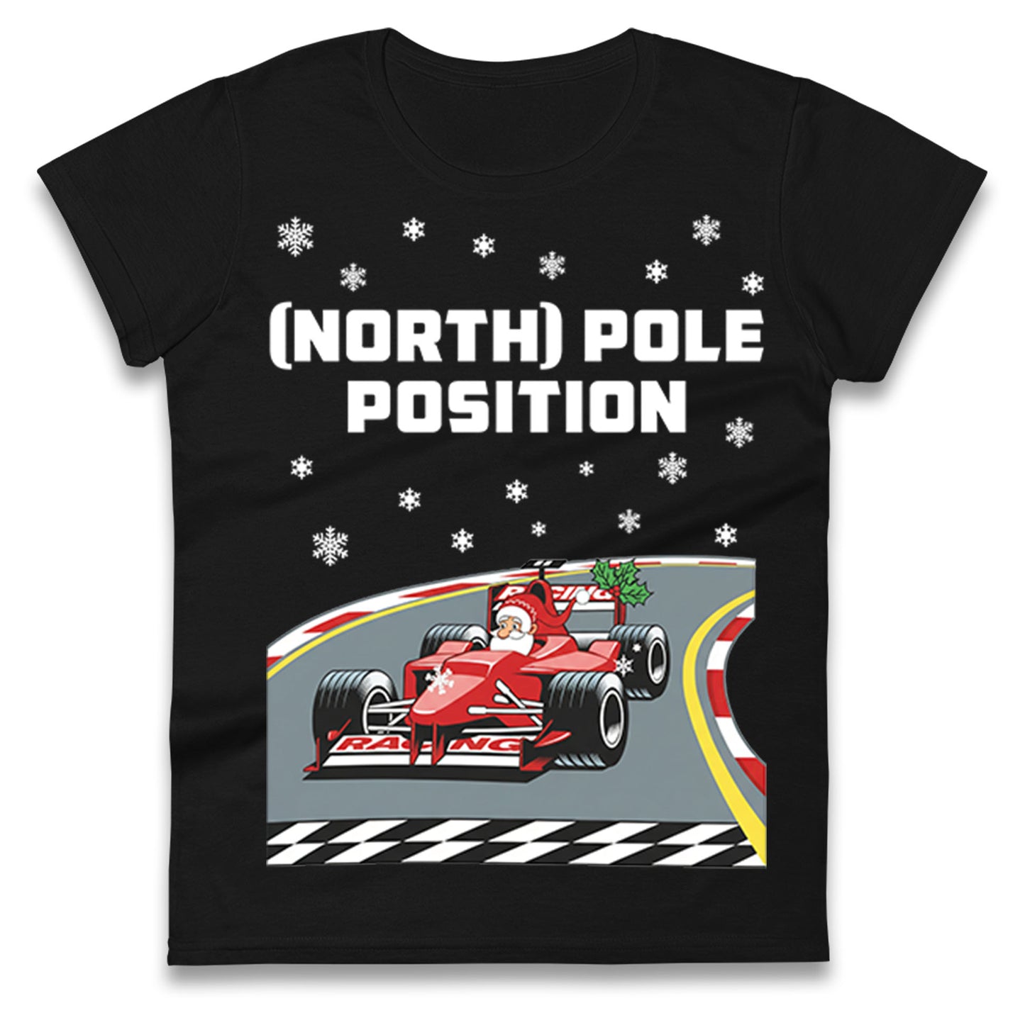 North Pole Christmas Ladies T Shirt