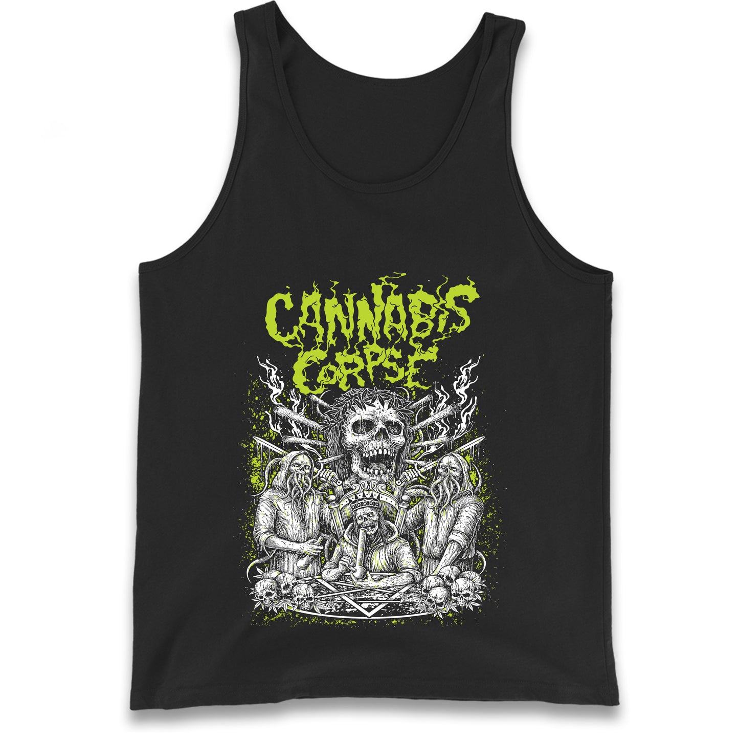 Cannabis Corpse Band Tank Top