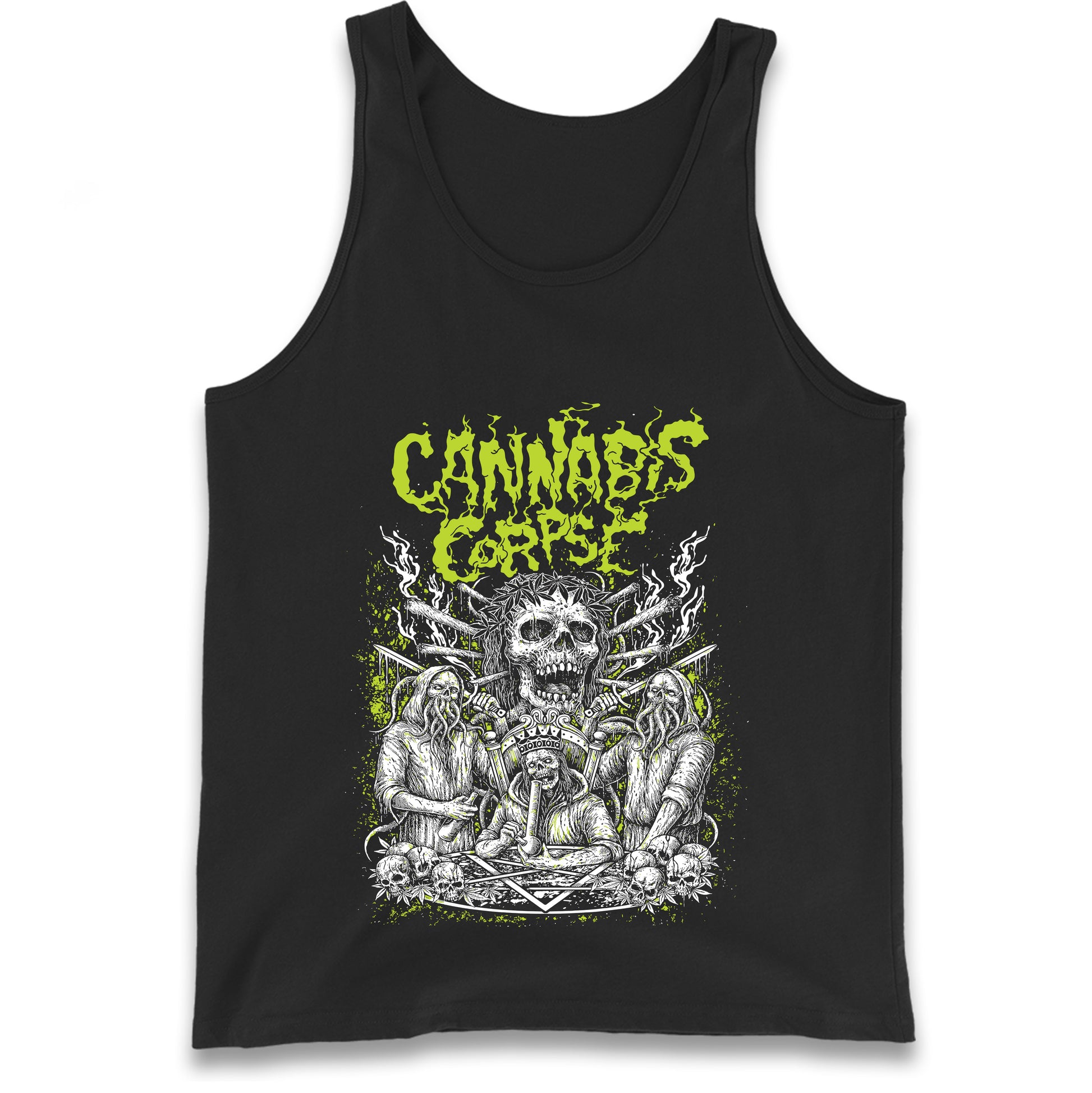 Cannabis Corpse Band Tank Top