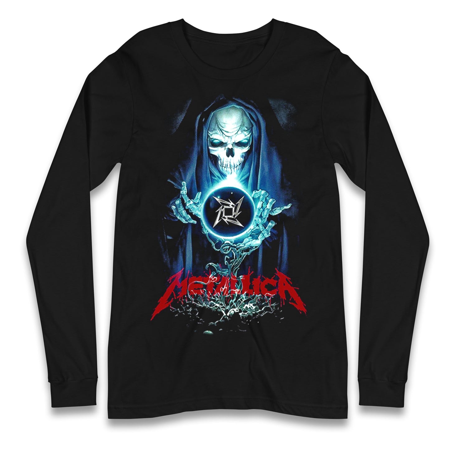Metallica Skellington Sorcerer Longsleeve T Shirt