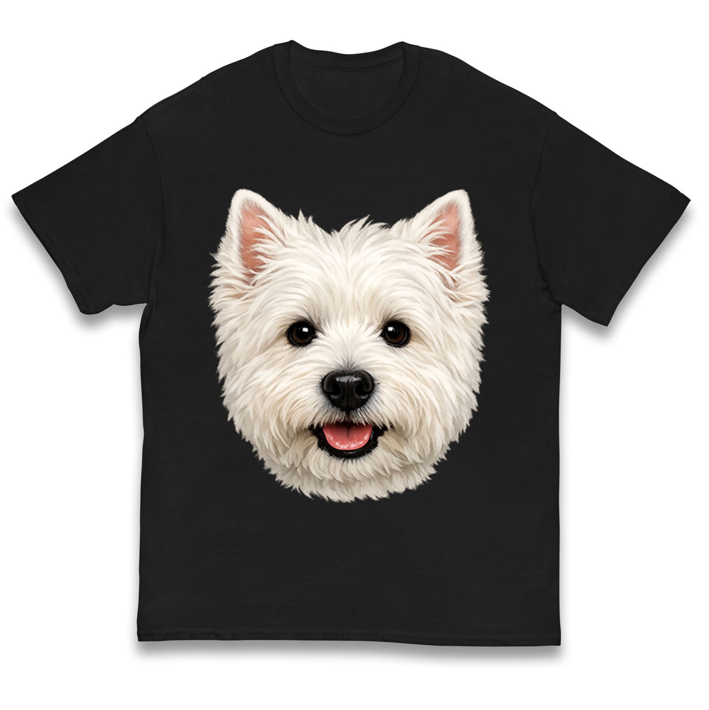 West Highland White Terrier Dog Face Kids T Shirt